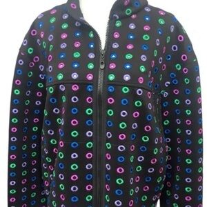 Carlisle Black Jacket with Colorful Embroidery
